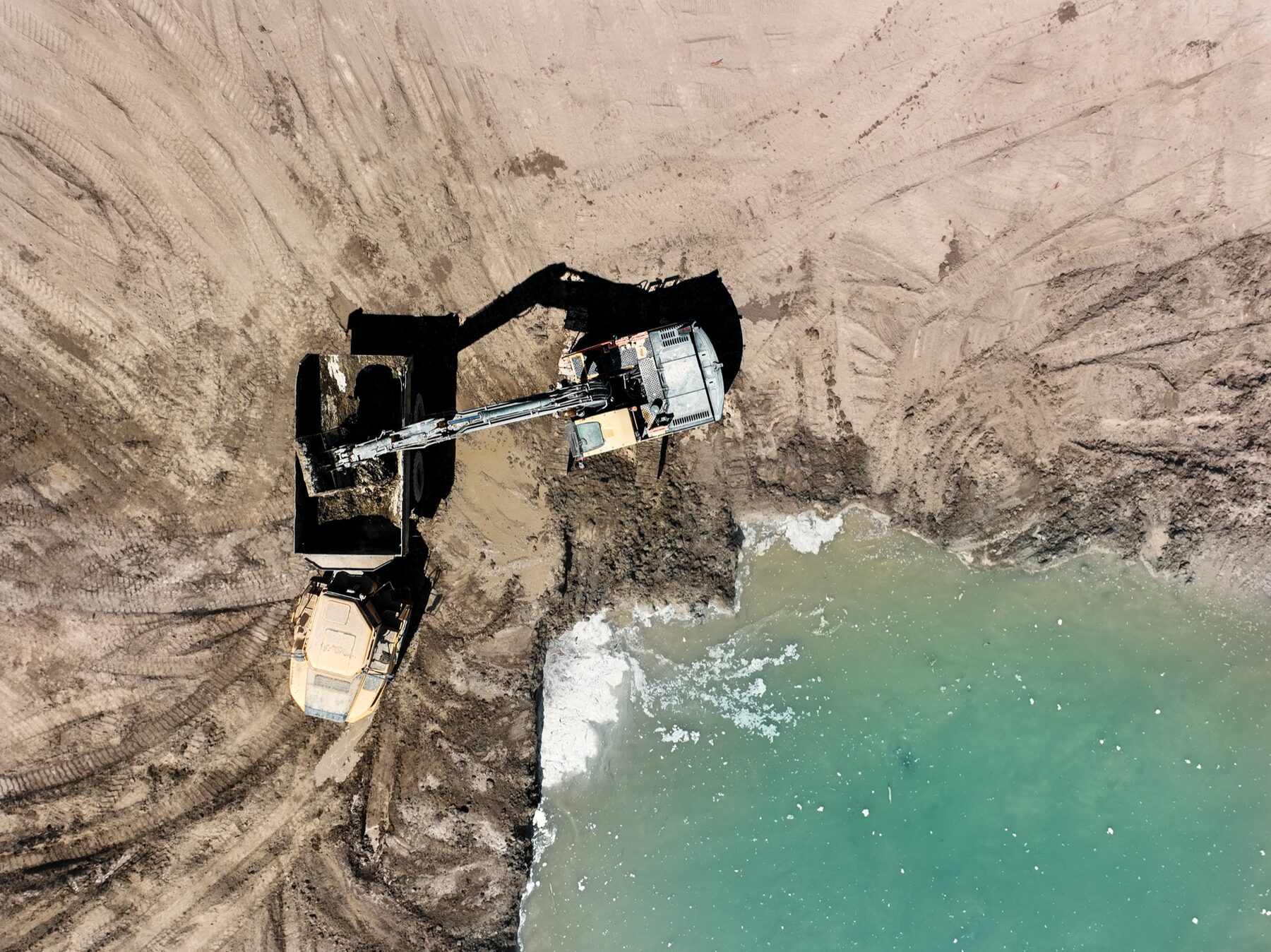 Waterfront excavation