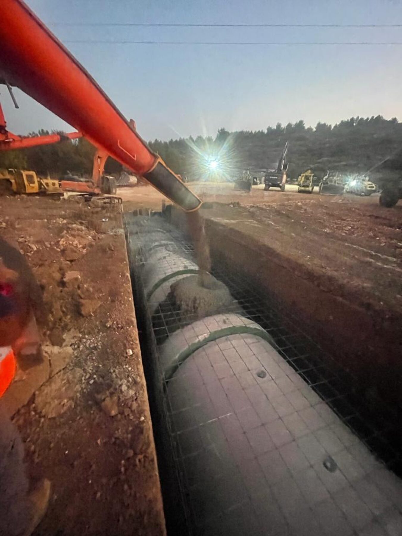 Pipeline trench